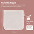 SANTOW 2 Pack 12"x12" 100% Nut Milk Bag, Natural Cheesecloth Bag, Unbleached Cotton Cloth Bag Drawstring Filter