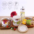 Matifaner 16 oz Round Breakfast Glass Cup with Silicone Seal Cover and Spoon, Glass Dessert Cup with Lid for Breakfast