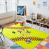 5X7 Soft Area Rugs for Bedroom, Softball Gifts for Softballs Lovers, Kids Toddlers Sport Softball Rug, Indoor Floor