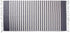 100% Cotton Decorative Turkish Fouta Towel, Soft & Absorbent with Twisted Fringe - Black Stripe