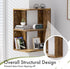 3-Tier Floating Corner Shelf, Floating Shelf for Wall, Floating Book Shelf for Living Room, Bedroom, Bathroom, Home