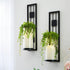 Set 2, Homemory Wall Sconces Candle Holder of Modern Metal Rustic Wall Decor for Living Room, Dining Room, Bedroom