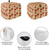 Toaster Dust Cover with Pockets, Red Sliced Apples with Green Leaves Soft Washable 4 Slice Toaster Cover, Dust-proof Cover for Small Appliance Cover and Fingerprint Protection