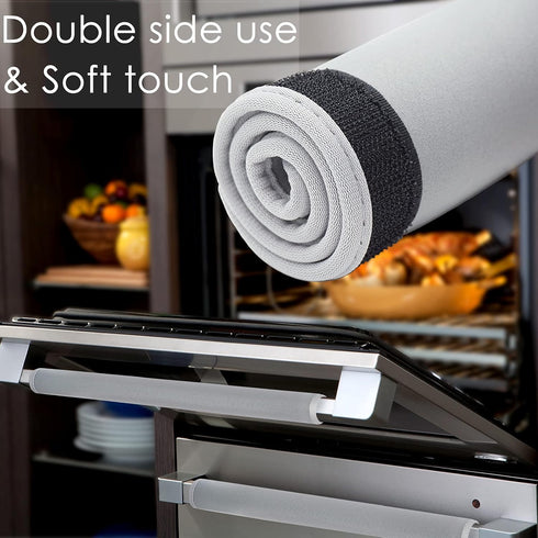 7Pcs Refrigerator Door Handle Cover, Washable Kitchen Appliance Decor for Fridge Oven Microwave Protector