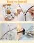 7.9FT GOESWELL Cherry Blossom Tree Lights for Wall: Lighted Garland for Room and Home Decor - Plug or Battery Operated