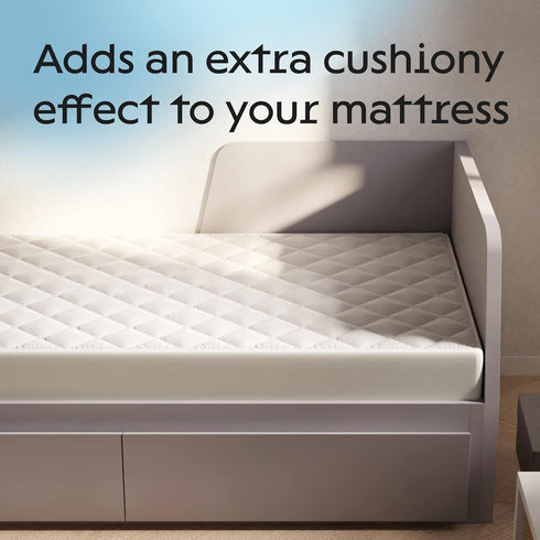 Niagara Cotton Mattress Protector Twin 39x75, Non Noisy Cooling Breathable Ultra Plush Extra Deep Fits 20 Inches