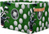 Golf Ball Storage Basket, Foldable Storage Bin with Handle, Rectangular Organizer for Closet Shelf, 2 Pack