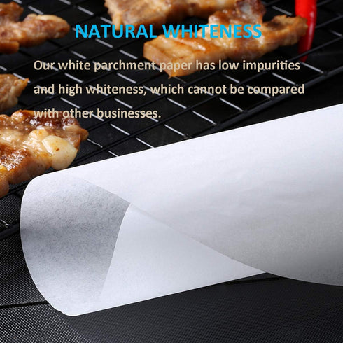8 Inch Parchment Paper Rounds, 200 Sheets for Baking, Heavy Duty Nonstick Air Fryer Liners for Cookies, Meat