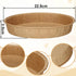 Mifoci 25 Pcs Paper Pie Pans for Baking Disposable Tart Mold Bulk Round Easy Kraft Bread Baking Pans for Microwave Freezer Oven Safe Display Loaf Cake Muffin Pizza Home Kitchen Supply