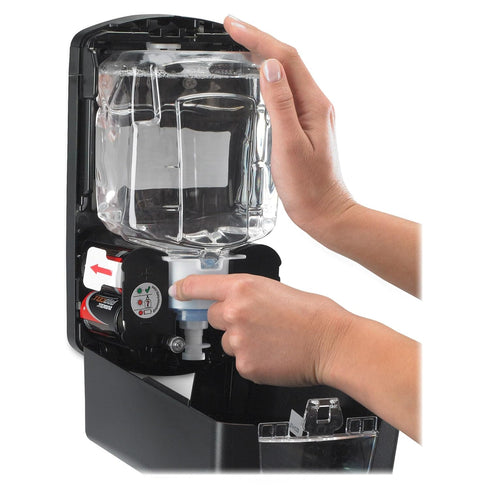 GOJO LTX-12 1200 mL LTX-12 (Pack 1) 1919-01 Touch-Free Foam Hand Soap Dispenser, Chrome/Black, for Foam Hand Soap