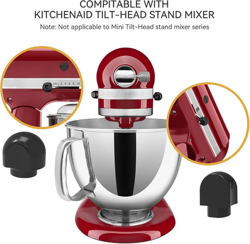 YISH Speed Control Knob Replacement for KitchenAid Stand Mixer, Lock Lever Attachment Knob (Y742FG)