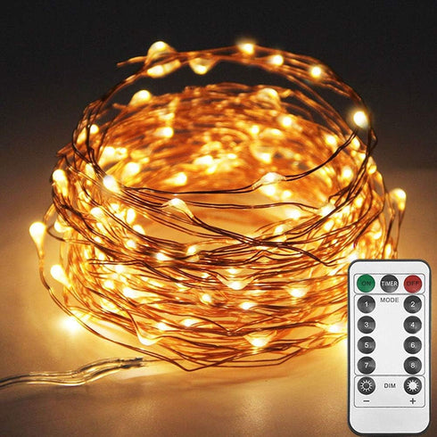 Twinkle Star 33ft 100LED Copper Wire String Lights Fairy String Lights 8