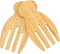Bamboo Salad Hands, 2pcs 7.1in Bamboo Salad Server, Kitchen Helper with Smooth Surface, Salad Claws Set for Serving