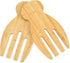 Bamboo Salad Hands, 2pcs 7.1in Bamboo Salad Server, Kitchen Helper with Smooth Surface, Salad Claws Set for Serving