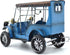 Diecast Model Cars Classic Cars Collectible Model Car with Music Box Home Decor (Blue)