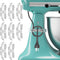 Cord Organizer for Appliances, Kitchen Gadgets for Kitchenaid Stand Mixers, Coffee Maker, Pressure Cooker, 8 Pcs