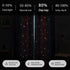 2 Set 34Wx79L XiDi Curtains for Girls Bedroom Decor Panels Kids Rainbow Blackout Curtains for Nursery Room Darkening