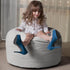 20"x 15" Dual-Size Corduroy Ottoman with Hidden Zipper Ergonomic Memory Foam Footrest Poufs for Office Desks, Couches