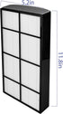 WPT60 Filter Replacement for Whirlpool 1183600 & 817600, Compatible with Whispure WPT60(P/B) Tower Air Purifier, 2 H13