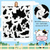 Set 20 oz 50" 60" Bokon Cow Stuff for Girls, Christmas Cow Gift Include Stainless Steel Tumbler with Lid and Straw x