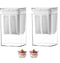 FindXeink 2Packs Yogurt Strainer1.9QT*2/0.475GAL*2 Total & 0.9QT*2/0.23GAL*2 Filter, Yogurt Strainer Greek Yogurt Strainer