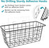 MaraFansie 3 Pack Over the Cabinet Door Organizer, Wall Wire Baskets for Kitchen, Bathroom, and Pantry Storage