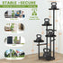 5-Tier 38in) TOSKING Tall Plant Stand Indoor & Outdoor, Anti-Tip Round Base for Pots, Child and Pet Friendly, Heavy