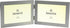 Brushed Aluminium Satin Silver Colour - Twin 2 Picture Horizontal Double Folding Photo Frame - Takes 2 Photos of 6 x 4 inches (15 x 10 cm) (Landscape Style) by benerini