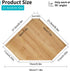 Set 2 Corner Wall Shelves, Corner Floating Shelves of Solid Oak Wood Display Shelf with Wire Hole Small Plant