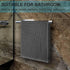 2 Pack,Stainless CUXIXA Paper Towel Holder Under Cabinet Steel Paper Towel Holder Wall Mount for Kitchen, Bathroom, RV