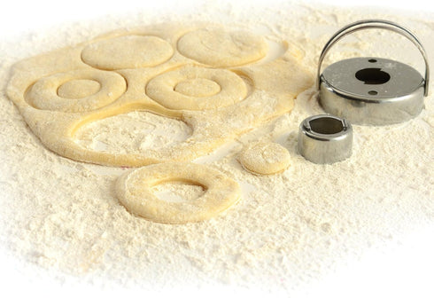 Norpro Stainless Steel Donut/Biscuit/Cookie Cutter, 2.75in/7cm, Removable Center