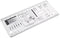 Culinary Ruler Acrylic Cutting Reference Template, Cooking Measurement Tool for Food with Weight Temperature Chart