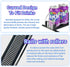 JUNMEI 12oz 16oz 20oz Drink Organizer for Fridge, Adjustable Width Soda Can Dispenser, 15" D, Black, 3 Rows