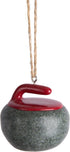 Abbott Collection Curling Rock Ornament - 1.5" D