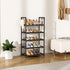 5 12-15 Closets LANTEFUL Tiers Shoe Rack Pairs Boots Organizer Storage Sturdy Narrow Shoe Shelf for Entryway
