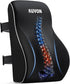 AUVON Lumbar Support Pillow for Office Chair with Patented Bulge for Lower