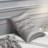 NTBAY Satin Body Pillowcase - Luxurious Silky Pillow Case with Envelope Closure, 20x54 Inches, Grey