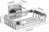 SEIDO 304 4.8" 3.2" Soap Dish for Shower Wall, Stainless Steel Bar Soap Holder for Bathroom & Kitchen, Brushed Nickel