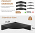 3 Pack) Fun Memories Corner Shelf Wall Mount, Wood Floating Corner Shelves, Corner Wall Shelf for Bedroom, Bathroom