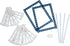Stalwart Adjustable Under Sink Shelf Organizer Unit, 11.325"x17.75"x15.325", White & Gray