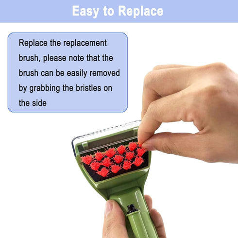 1400B Little Green Tough Stain Brush Tool Replacement for Bissell Little-Green Carpet Cleaners, 1 Brush, 2 Replacement