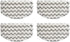 4 Pack 1940 Steam Mop Pads for Bissell PowerFresh Steam Mop 1806