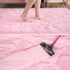 GREFFY 2x8 Soft Runner Rugs for Bedroom, Ft Hallways Modern Plush Pink Shag Carpet, Non Slip Dorm Bedside Shaggy Rug