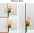 Niviy Frosted Window Film - Non-Adhesive Shower Window Covering for Bathroom, 17.7" x 78.7" Length