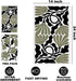 Jztco 2Pcs 24x14 Inch, Abstract Floral Kitchen Towels Boho Style Sage Green Flower Hand Towels for Kitchen Home Decor