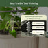 Countertop Vego garden Mini Planter Indoor Pots with Trellis Self-Watering Herb Planter for Climbing Vegetables Flowers