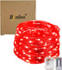 Set 33ft/10M 100LEDs 9 String Lights,LED Copper Wire Lights, Each and Remote Control.AA Battery Powered,Decor Rope