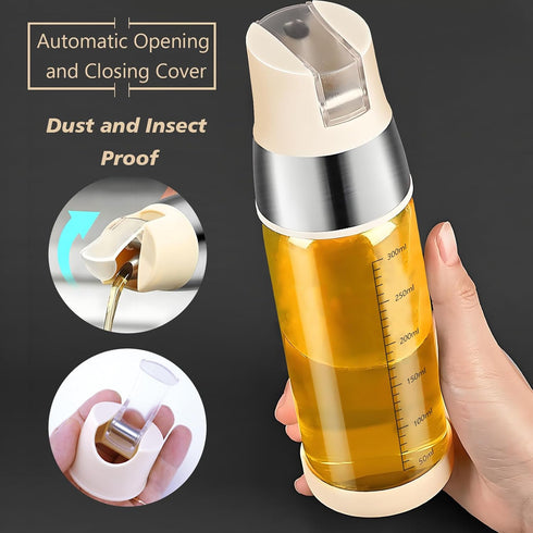 Matifaner Honey Dispenser No Drip, Maple Syrup Bottle, Olive Oil Dispenser, Honey Jar with Stand, Beautiful Bottle