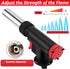 CORKAS Butane Torch Head, Professional Kitchen Cooking Torch with Adjustable Flame for Culinary & Grilling, Black (Fuel