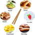 8 Pcs 7 Inch Bamboo Kitchen Utensil Tongs, Reusable Toast Tongs for Kimchi, Fruit, Tea